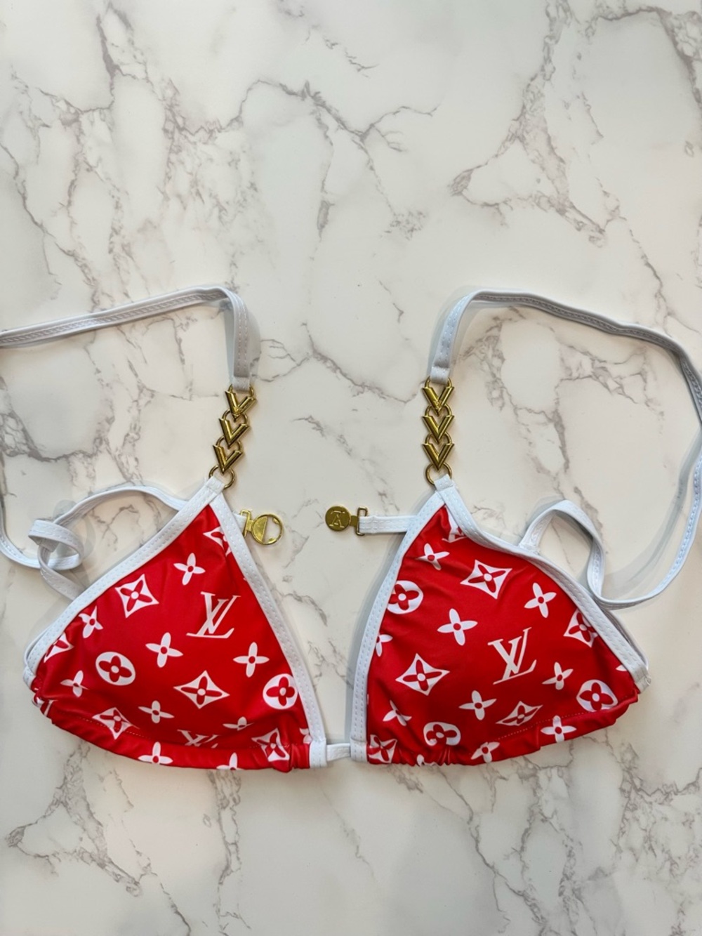 Louis Vuitton Like 4th of July Red White Blue Bikini - Picture 7 of 7